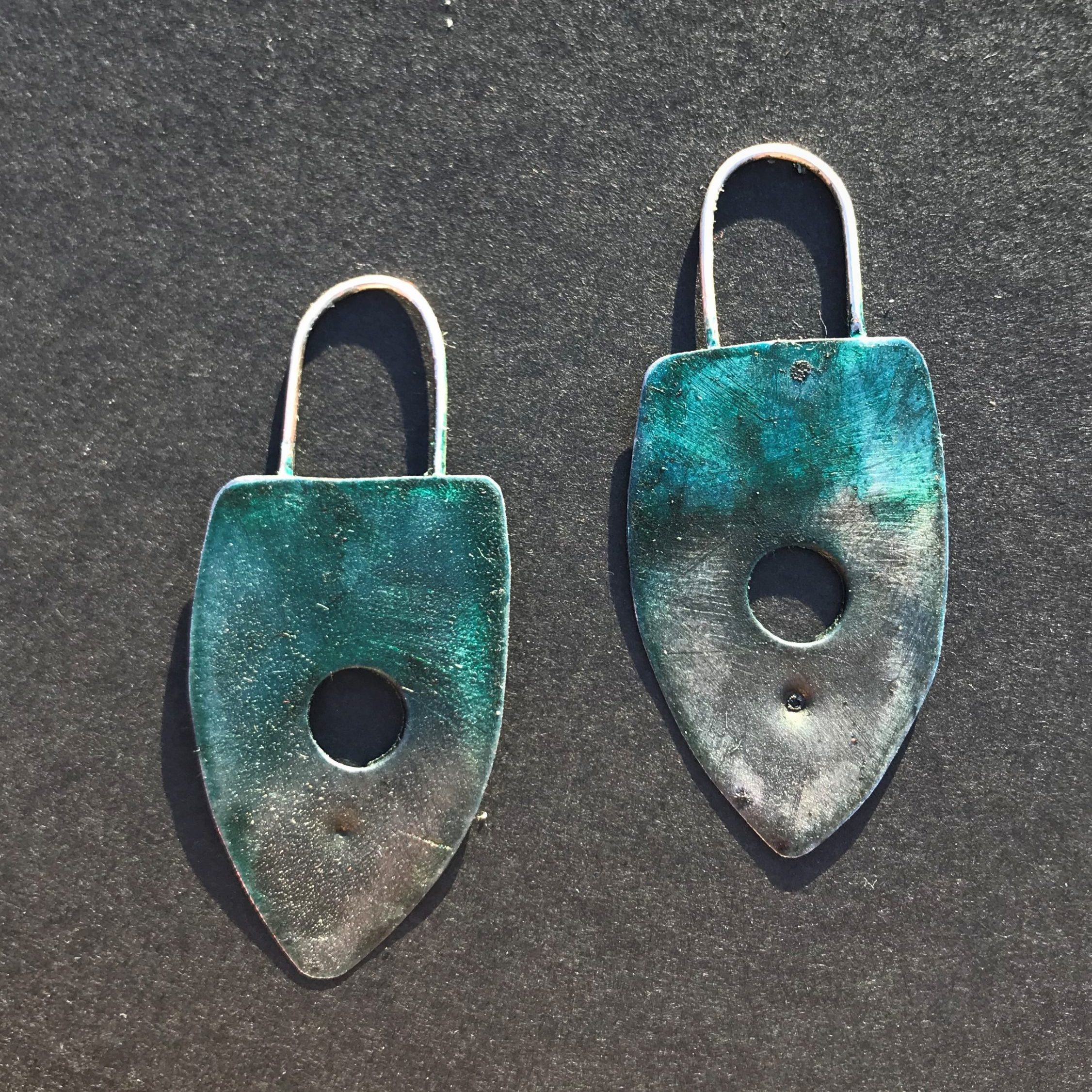 Upcycled Steel Earrings